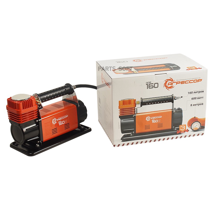 Компрессор (160 л/мин) 10 Атм "AUTOPROFI" Агрессор - AUTOPROFI None None